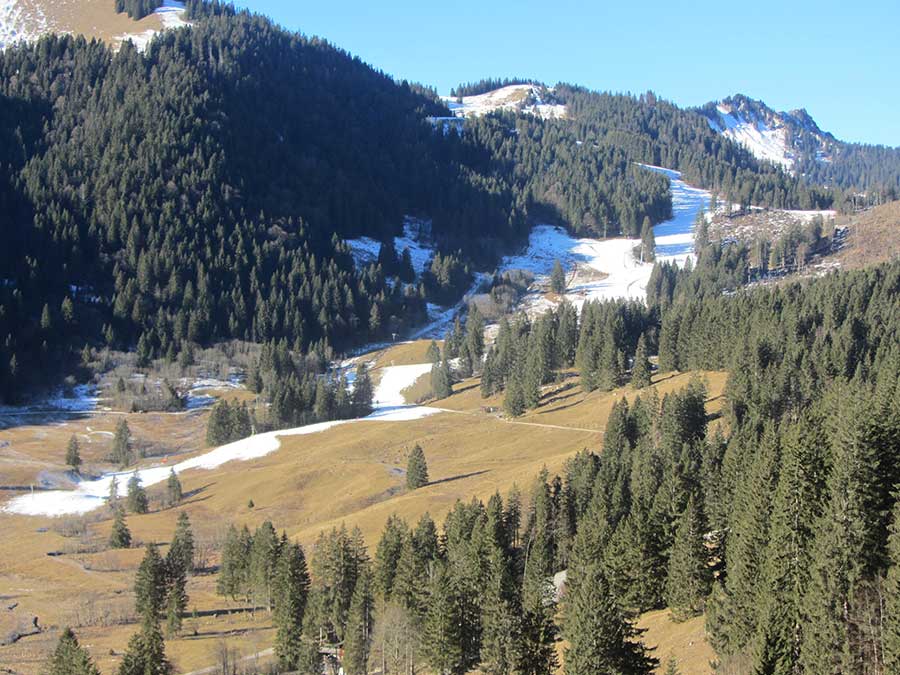 Skipiste am Spitzingsee