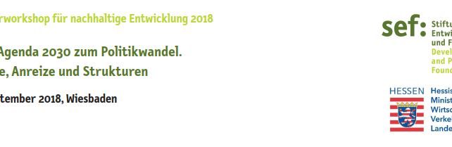 Positives Narrativ für Nachhaltigkeit – kann es das geben? Vortrag in Wiesbaden 18.09.2018